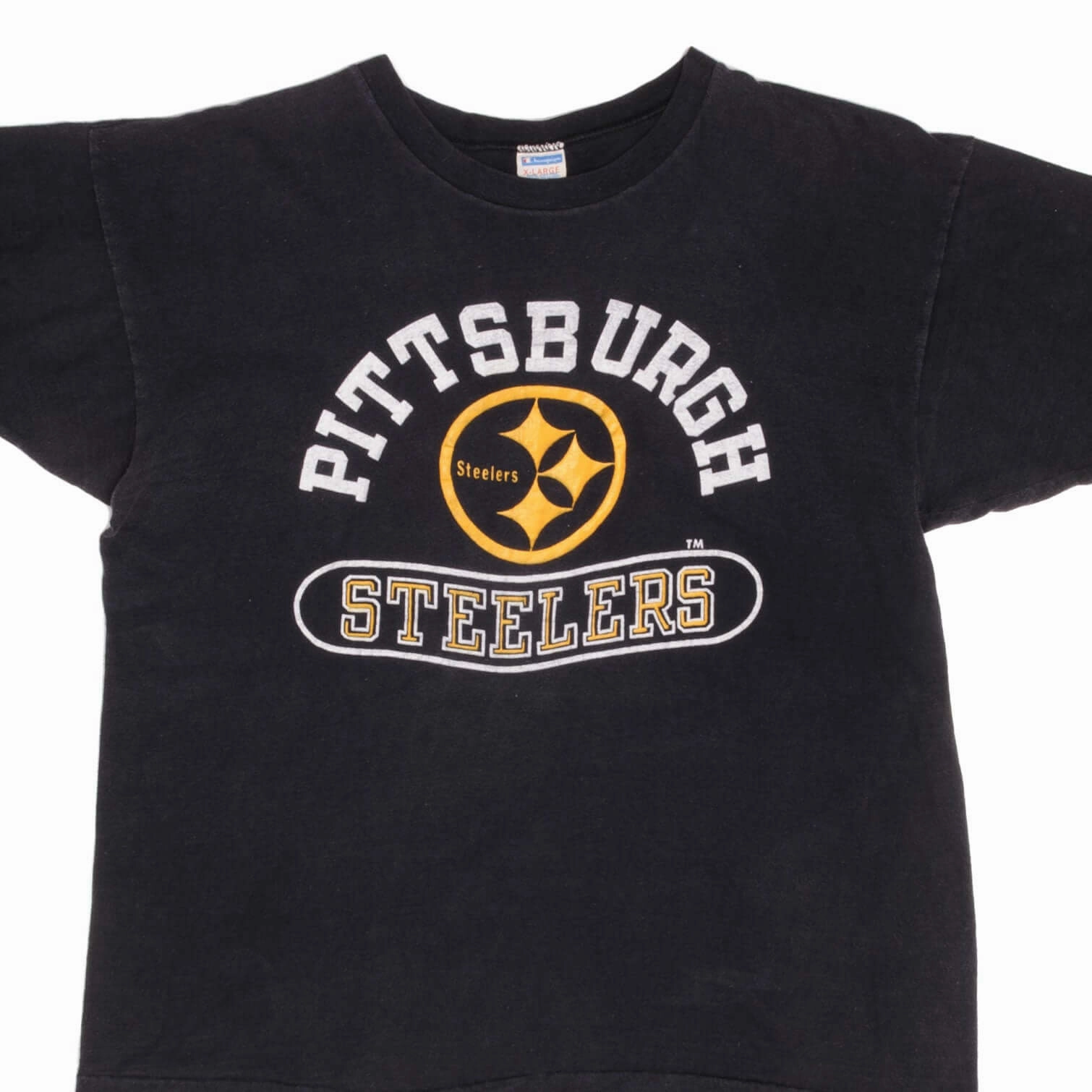 hypoallergenic Casual Vibe Wear VINTAGE CHAMPION NFL PITTSBURGH STEELERS TEE SHIRT 1980S LARGE MADE IN USA