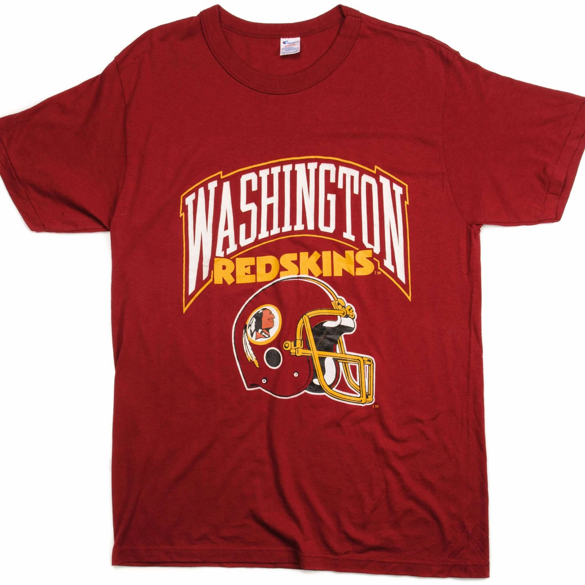 VINTAGE CHAMPION NFL WASHINGTON REDSKINS TEE SHIRT EARLY 1980S MEDIUM MADE USA Vintage Wash Essential Wardrobe