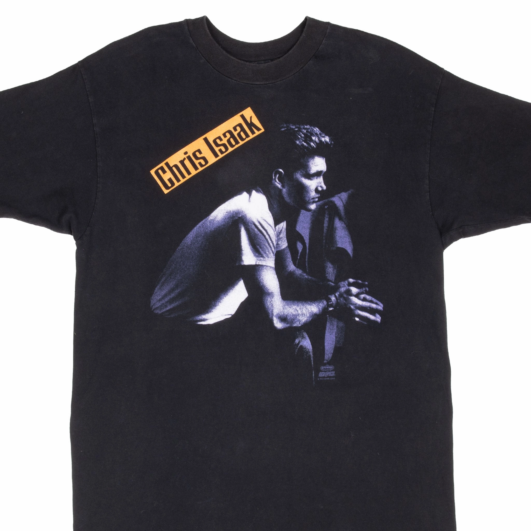 Effortless Wear VINTAGE CHRIS ISAAK TOUR 1991 TEE SHIRT MEDIUM MADE IN USA