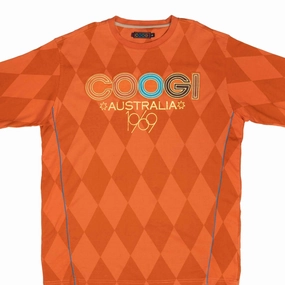 Performance Stretch Ribbed Neckline VINTAGE COOGI AUSTRALIA 1969 CHECKERED TEE SHIRT 2000S SIZE 2XL