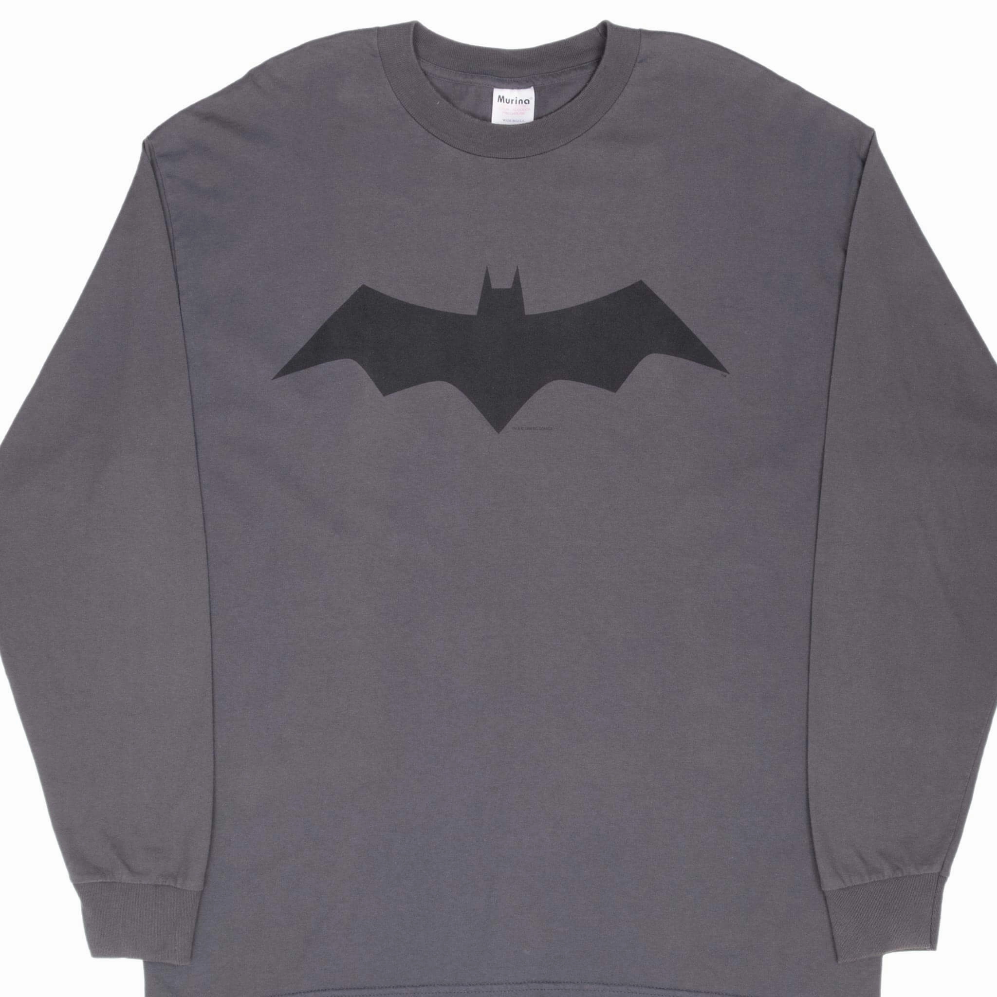 VINTAGE DC COMICS BATMAN 1996 LONG SLEEVE TEE SHIRT XL MADE IN USA Easy Layer