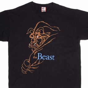 VINTAGE DISNEY BEAUTY AND THE BEAST 1990S TEE SHIRT SIZE 2XL MADE IN USA Comfy and Soft Comfy Design Wear