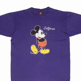 Relaxed Look VINTAGE DISNEY MICKEY MOUSE CALIFORNIA 1990S TEE SHIRT SIZE XL MADE IN USA