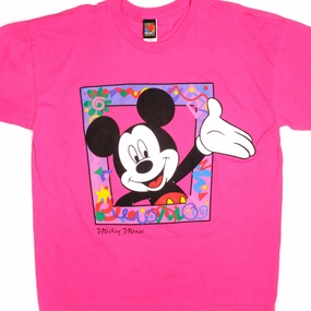 Easy Wear Style SlimFitDesign VINTAGE DISNEY MICKEY TEE SHIRT SIZE XL DEADSTOCK NOS 1990s