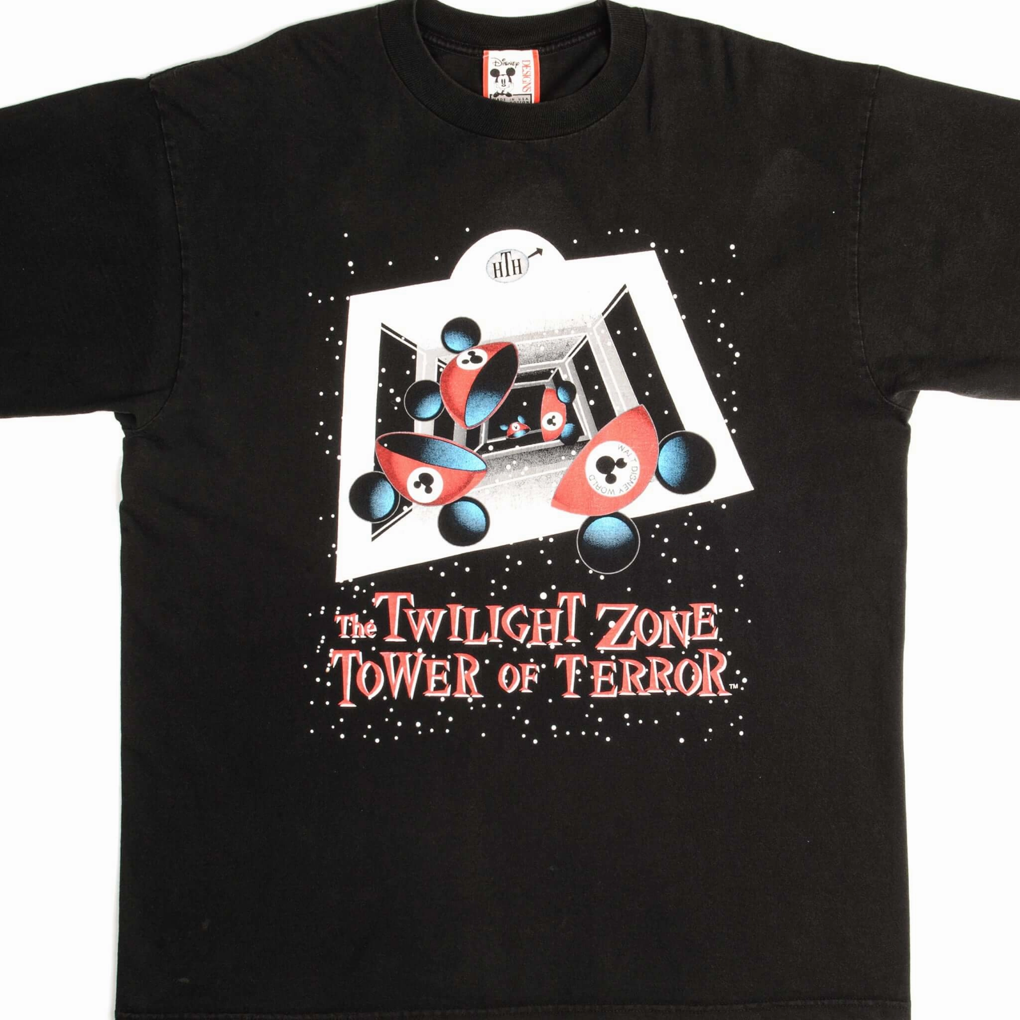 Chilly Comfort Wear Comfy Touch VINTAGE DISNEY The Twilight Zone TEE SHIRT SIZE XL MADE IN USA 90s