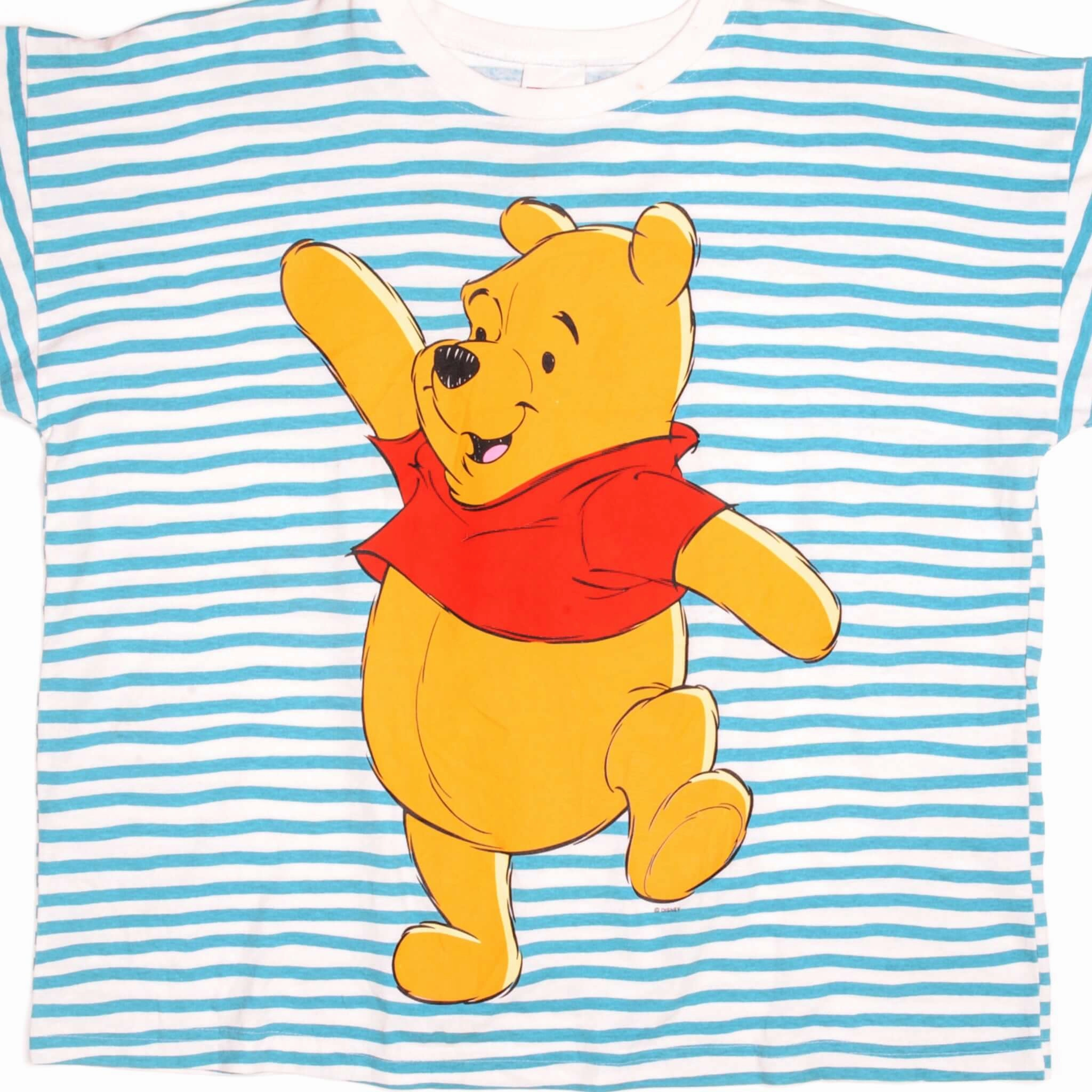 Comfort Style Boat neck style VINTAGE DISNEY WINNIE THE POOH TEE SHIRT SIZE MEDIUM MADE IN USA