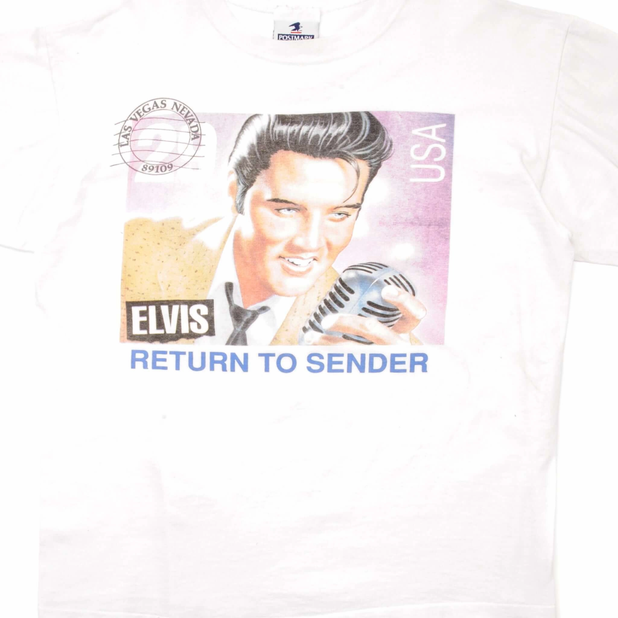 Breathable Comfort Design Easy Fit Wear VINTAGE ELVIS PRESLEY TEE SHIRT SIZE LARGE MADE IN USA