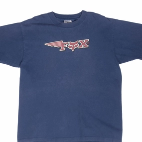 VINTAGE FOX MX MOTOCROSS RACING 1990S TEE SHIRT LARGE MADE USA Minimalist Style Colorfast Material