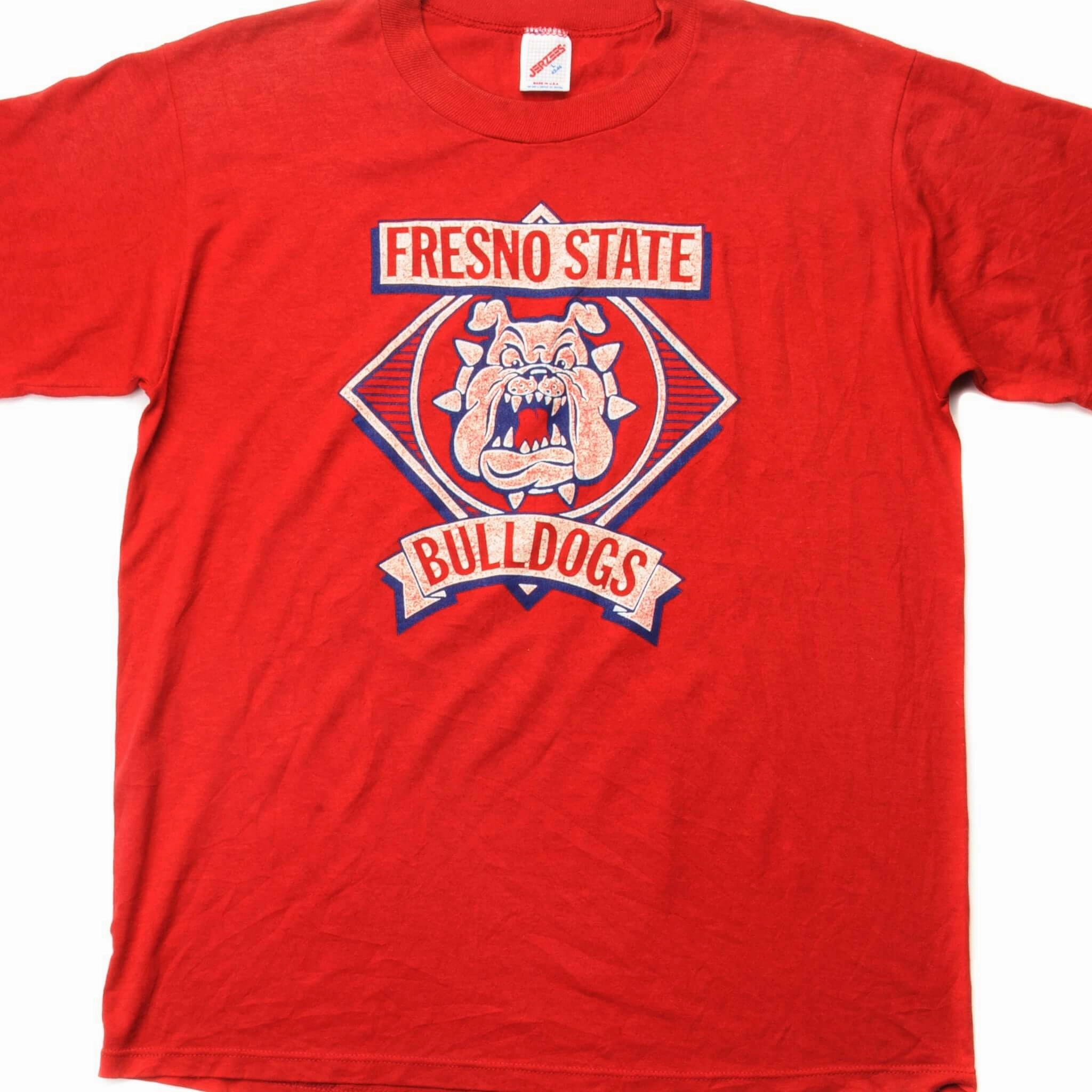 Elegant Anti microbial coating VINTAGE FRESNO STATE BULLDOGS TEE SHIRT SIZE MEDIUM MADE IN USA