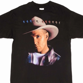Flexible Waist Casual Style VINTAGE GARTH BROOKS 1996 TEE SHIRT SIZE LARGE