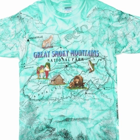 Quick Fit VINTAGE GREAT SMOKY MOUNTAINS NATIONAL PARK TEE SHIRT 1992 MEDIUM MADE IN USA