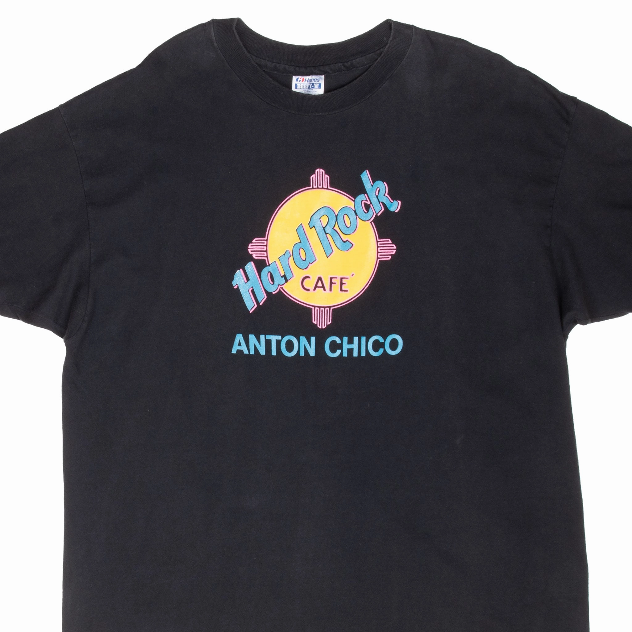 discount offer Perfect Fit Wear VINTAGE HARD ROCK CAFE ANTON CHICO 1980S TEE SHIRT 2XL MADE IN USA