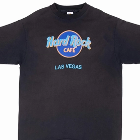 Timeless Layering Running Gear VINTAGE HARD ROCK CAFE LAS VEGAS TEE SHIRT 1990S LARGE MADE IN USA