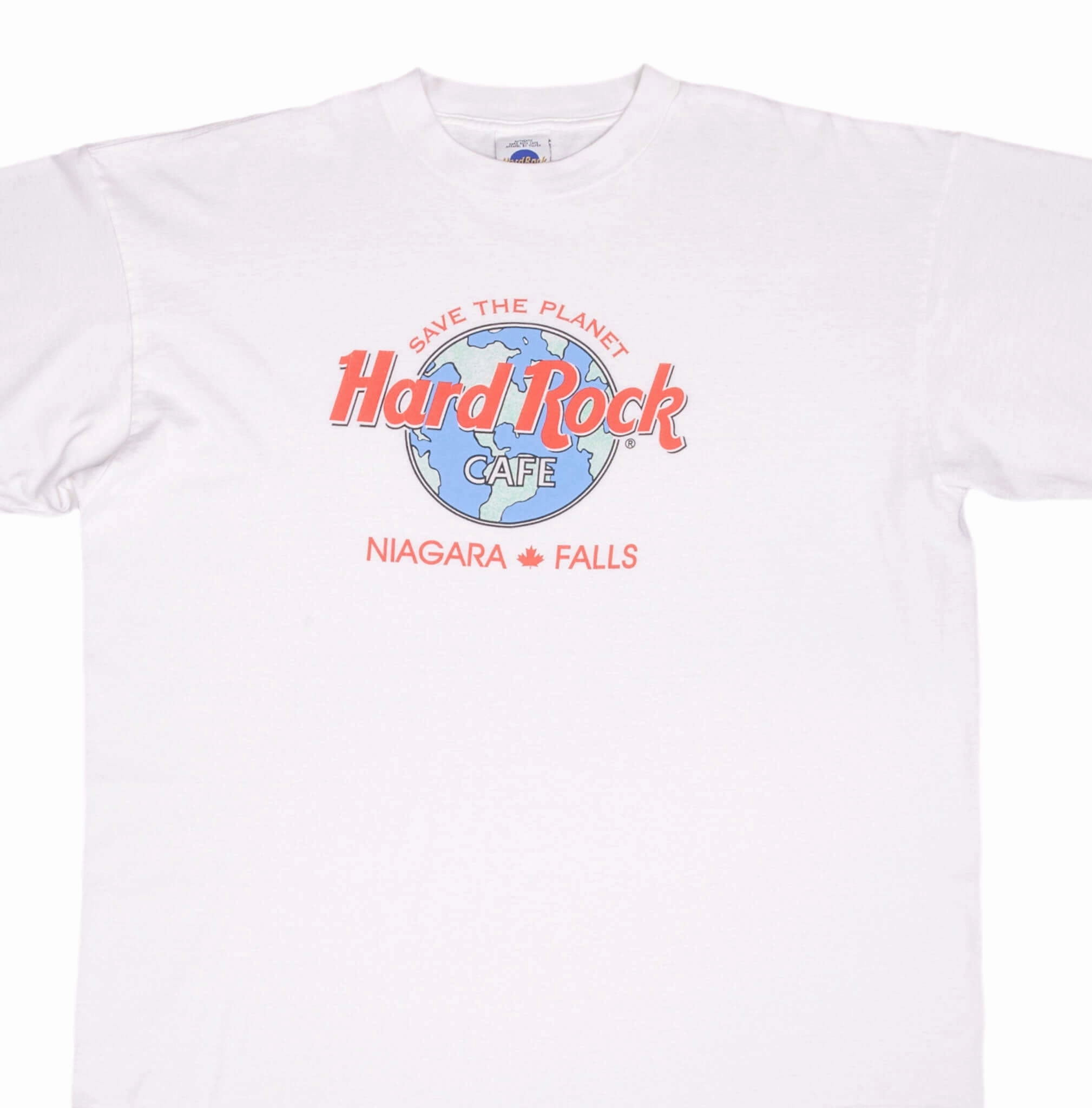 VINTAGE HARD ROCK CAFE SAVE THE PLANET NIAGARA FALL TEE SHIRT 1990S SIZE 2XL MinimalistDesign