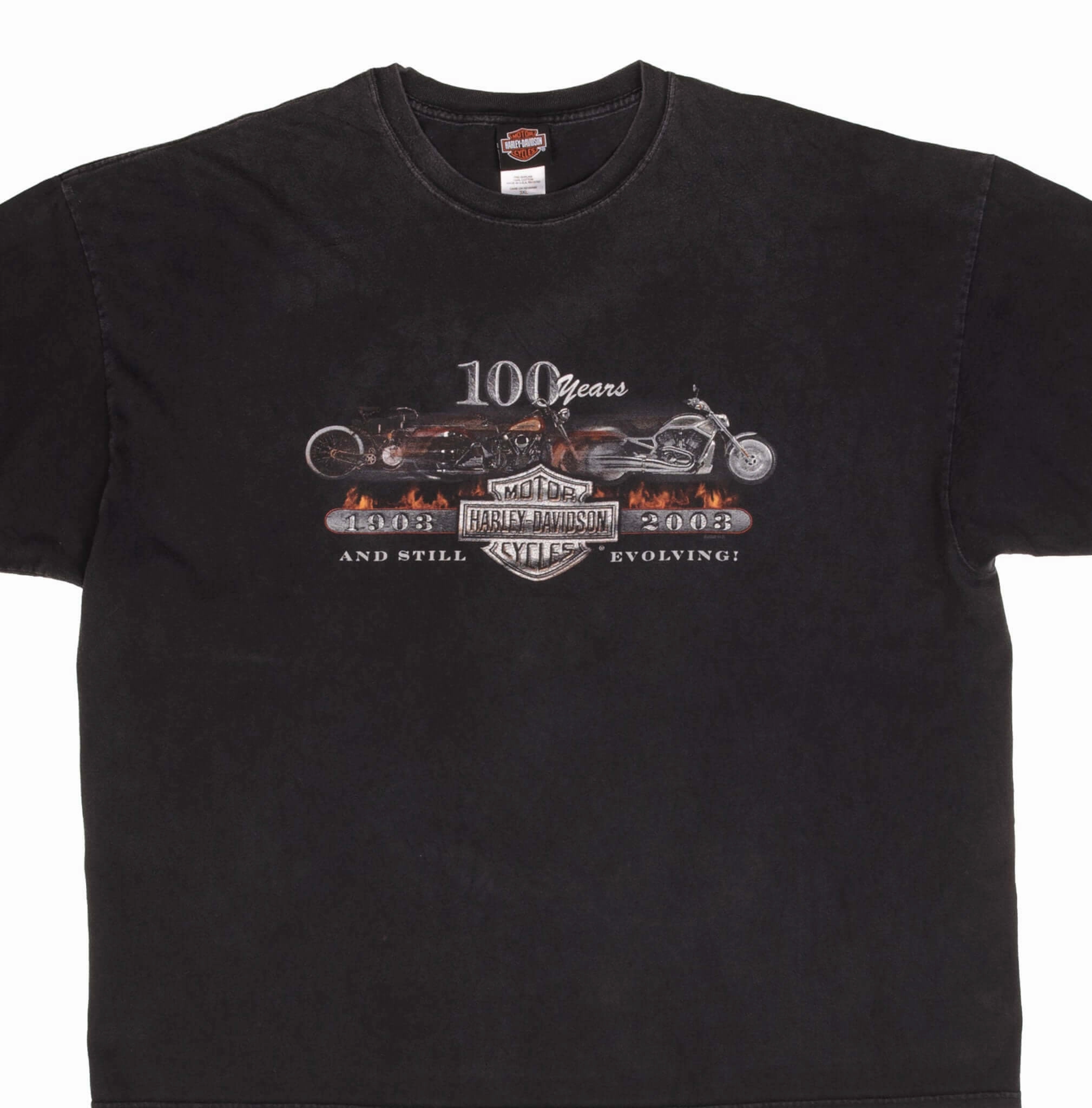 Luxury clothing Comfy Vibe VINTAGE HARLEY DAVIDSON 100 YEARS ANNIVERSARY TEE SHIRT 2003 3XL MADE IN USA