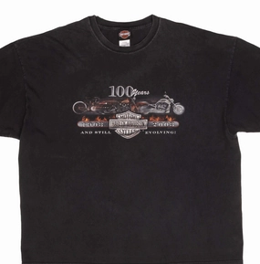 Luxury clothing Comfy Vibe VINTAGE HARLEY DAVIDSON 100 YEARS ANNIVERSARY TEE SHIRT 2003 3XL MADE IN USA