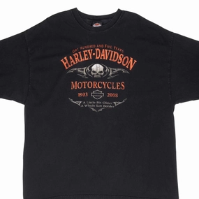 VINTAGE HARLEY DAVIDSON COLORADO SPRINGS TEE SHIRT 2007 XL MADE IN USA Bold colors Slim Fit Wear