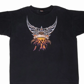 VINTAGE HARLEY DAVIDSON EAGLE DRAGON TEE SHIRT 2000 2XL MADE IN USA Chic Vibes Weekend Style Trend