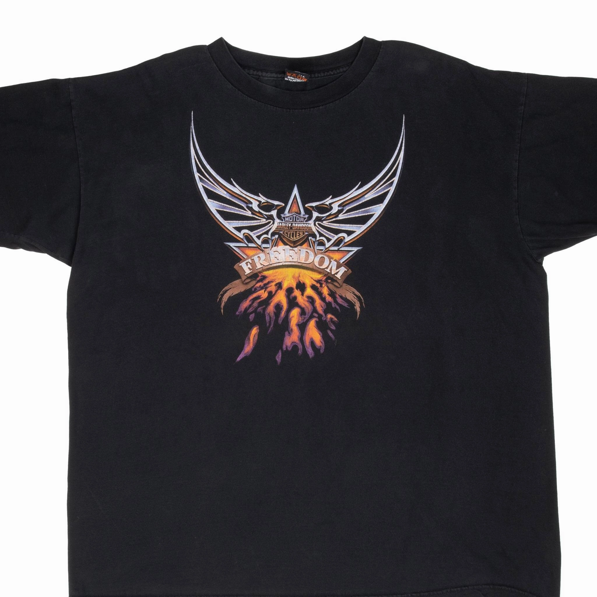 VINTAGE HARLEY DAVIDSON EAGLE DRAGON TEE SHIRT 2000 2XL MADE IN USA Chic Vibes Weekend Style Trend