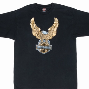 All Day Comfort VINTAGE HARLEY DAVIDSON EAGLE DURANGO COLORADO 2003 TEE SHIRT XL MADE IN USA