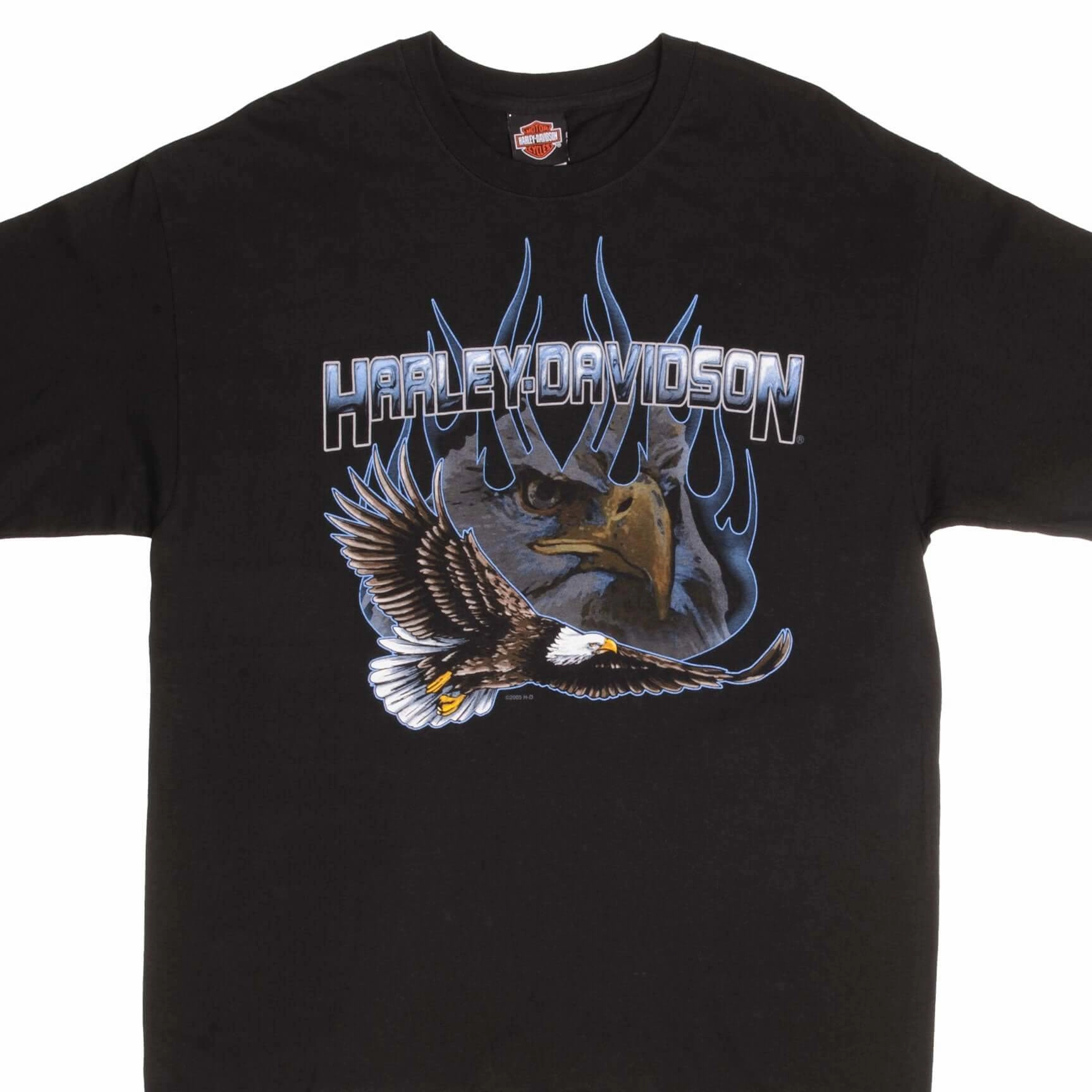 VINTAGE HARLEY DAVIDSON EAGLE TEXAS TEE SHIRT 2005 LARGE MADE IN USA Versatile Layering Leisure Wear