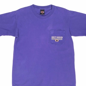 Relaxed Comfort Fit Comfort Stretch VINTAGE HARLEY DAVIDSON FLORIDA POCKET TEE SHIRT 1997 MEDIUM MADE IN USA