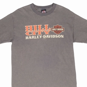 VINTAGE HARLEY DAVIDSON HILL CITY SOUTH DAKOTA 2012 TEE SHIRT LARGE Travel Style Trend Casual Vibe Wear