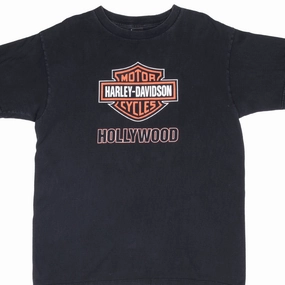 VINTAGE HARLEY DAVIDSON HOLLYWOOD TEE SHIRT 2000 XL MADE IN USA Versatile Fashion