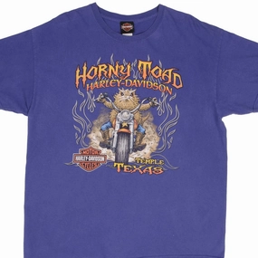 VINTAGE HARLEY DAVIDSON HORNY TOAD TEE SHIRT 2007 SIZE XL Day-to-Night Look