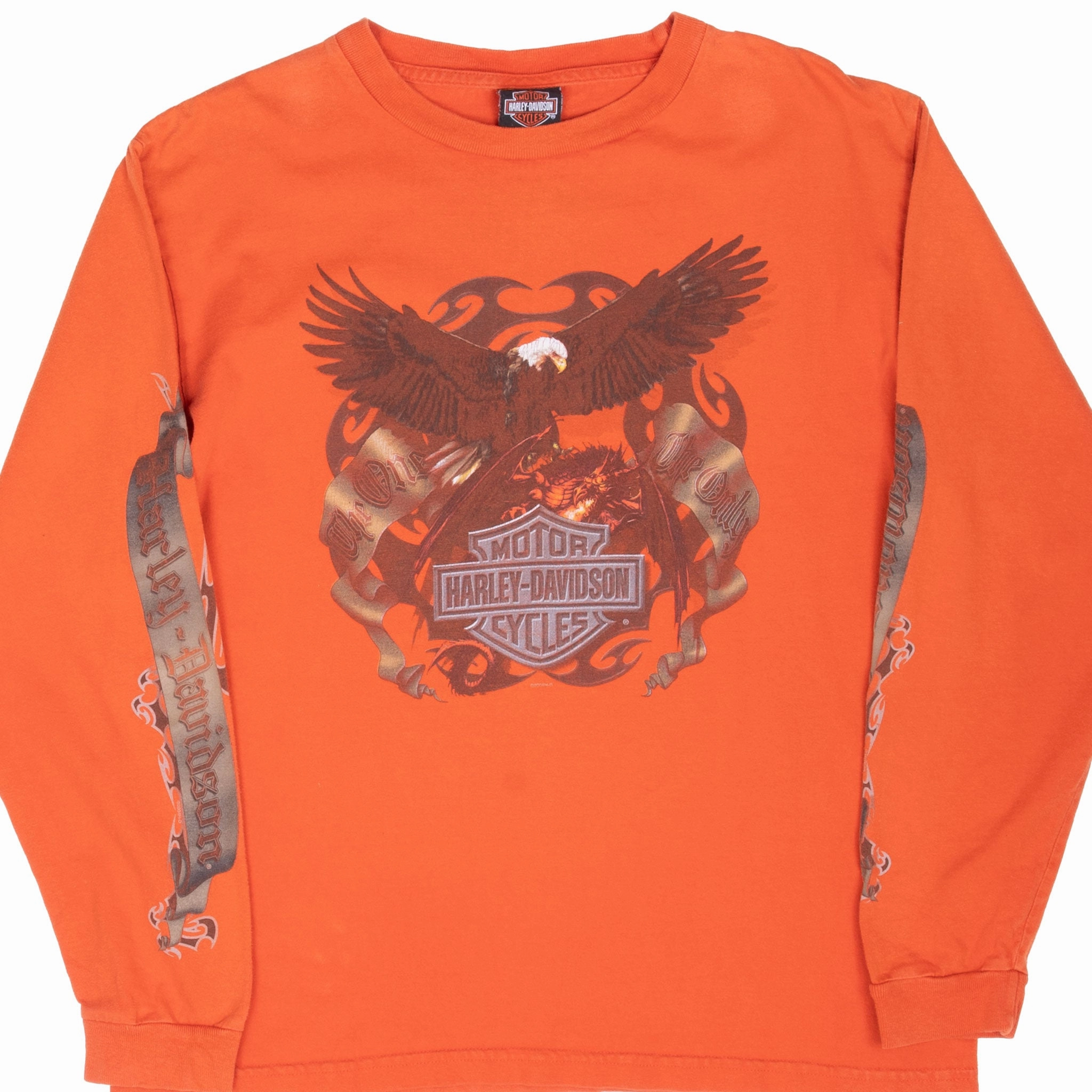 VINTAGE HARLEY DAVIDSON LAS VEGAS LONG SLEEVE TEE SHIRT 2002 LARGE Casual layering piece waterproof