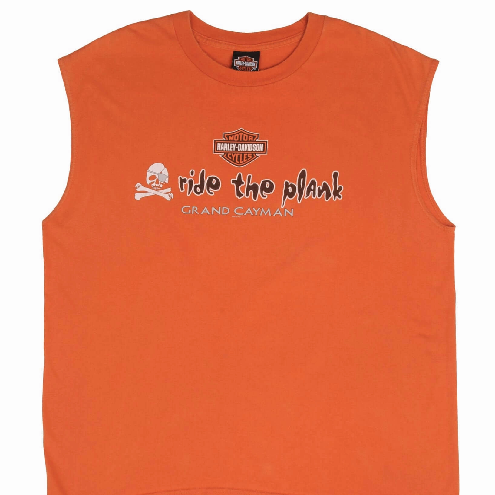 Chic VINTAGE HARLEY DAVIDSON PIRATE GRAND CAYMAN 2011 TANK TOP TEE SHIRT SIZE XL