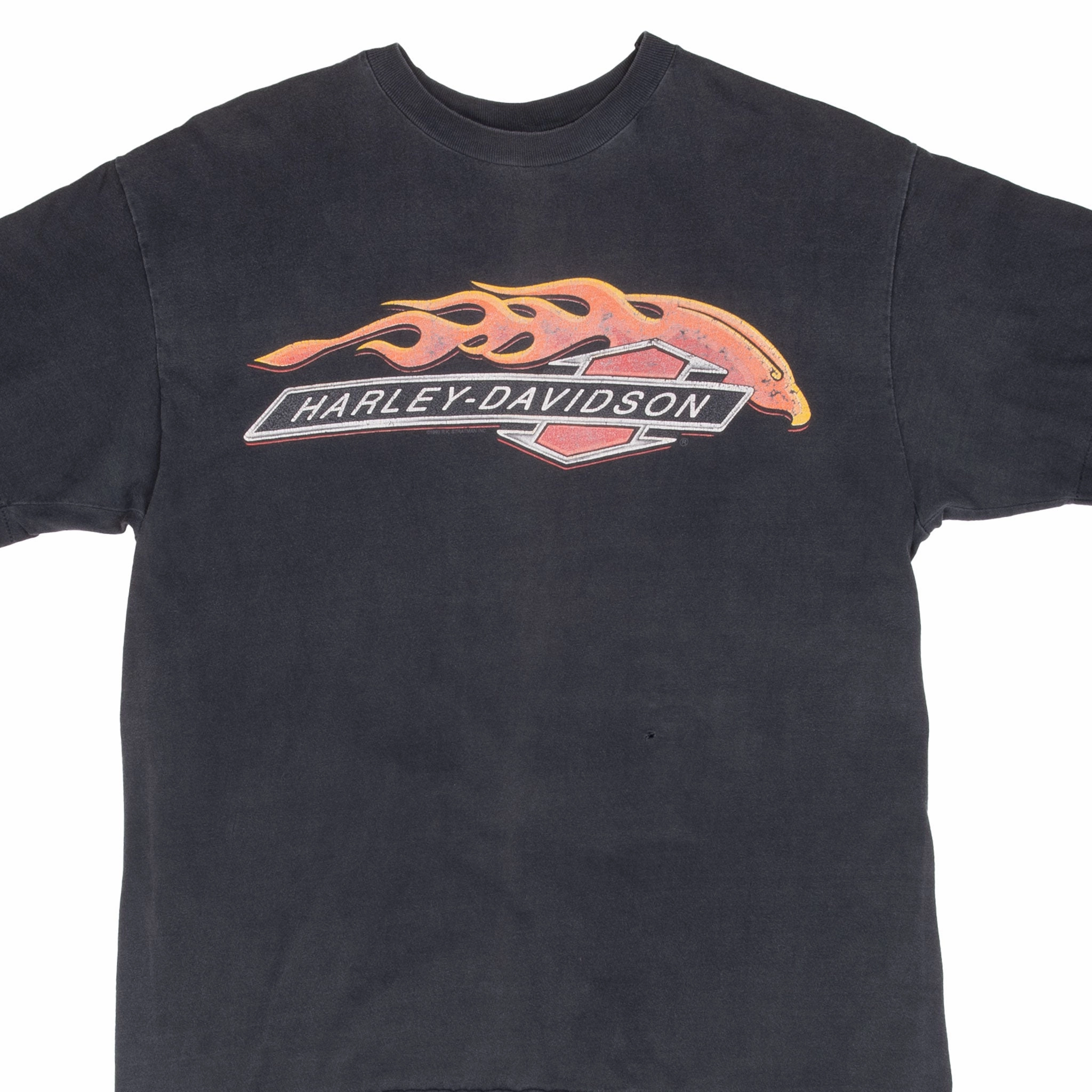 Fresh Style Trend VINTAGE HARLEY DAVIDSON RAPID CITY SOUTH DAKOTA 1993 TEE SHIRT LARGE MADE IN USA