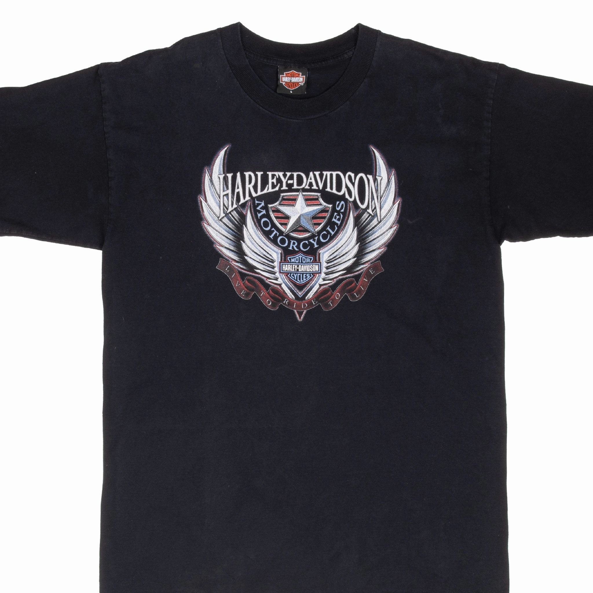 Cool Vibes Streetwear Style VINTAGE HARLEY DAVIDSON ROCKVILLE 2002 TEE SHIRT LARGE MADE IN USA