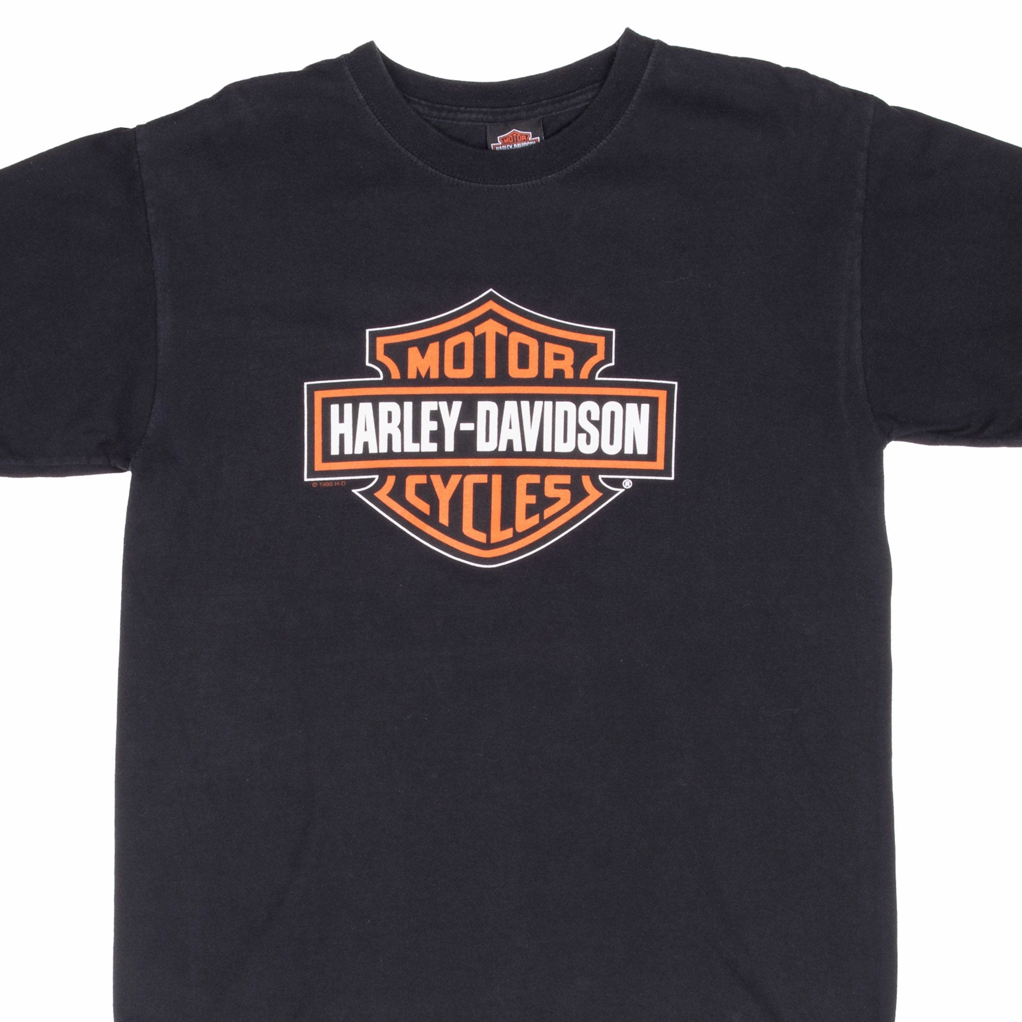 VINTAGE HARLEY DAVIDSON ROUTE 66 TULSA OKLAHOMA TEE SHIRT 2008 MEDIUM Cashmere combination On-the-Go Fashion
