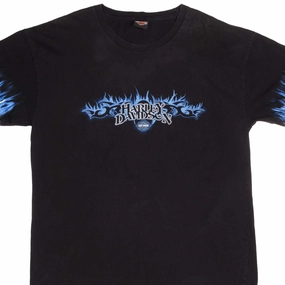 VINTAGE HARLEY DAVIDSON SMOKY MOUNTAIN 2006 TEE SHIRT SIZE XL TemperatureControl Fabric Soft Layering