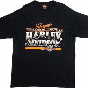 VINTAGE HARLEY DAVIDSON TEE SHIRT 1991 SIZE LARGE MADE IN USA Comfy Design Wear
