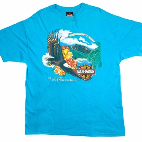 VINTAGE HARLEY DAVIDSON TEE SHIRT 1993 SIZE XL MADE IN USA Chill Vibe