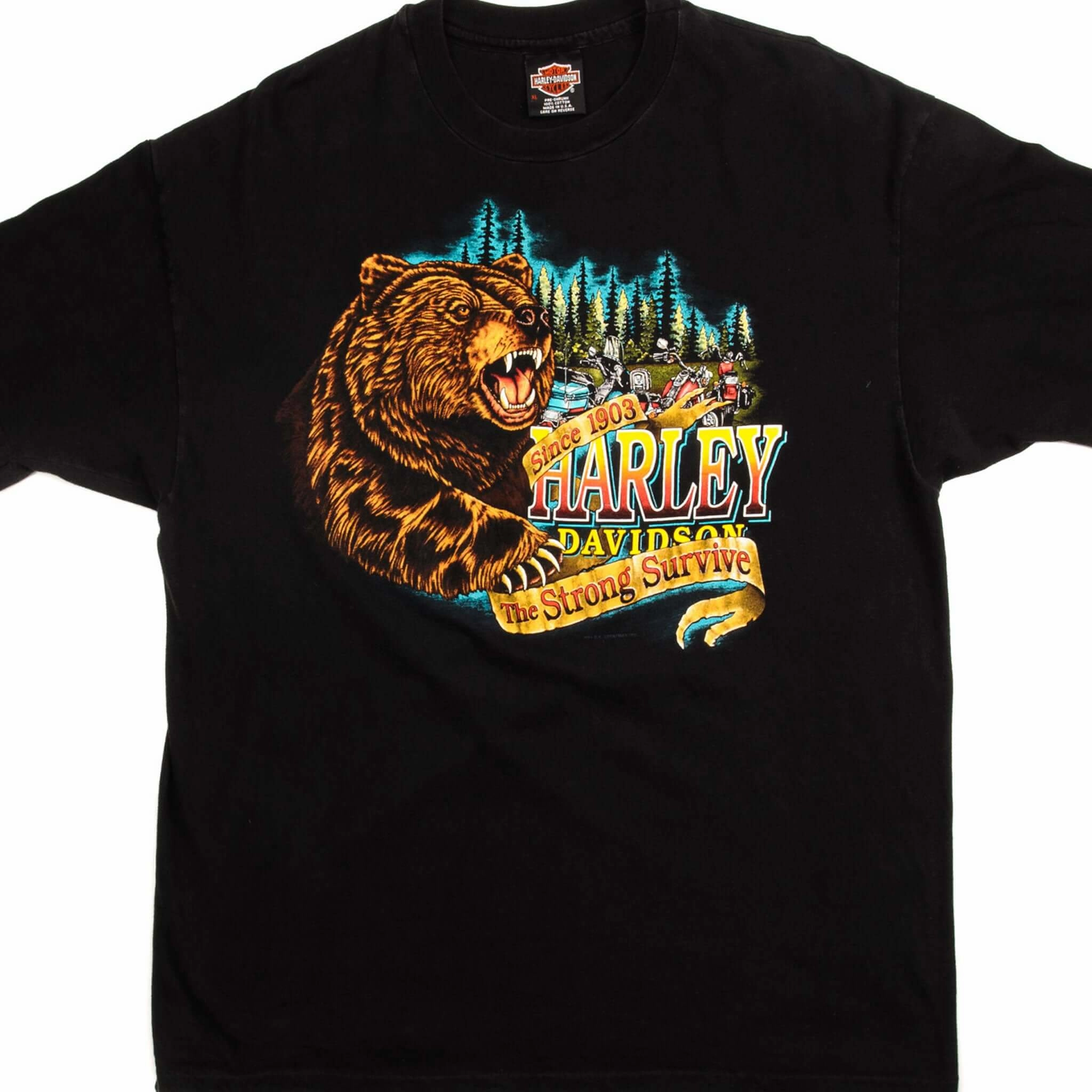 VINTAGE HARLEY DAVIDSON TEE SHIRT 1994 SIZE XL MADE IN USA Casual Style