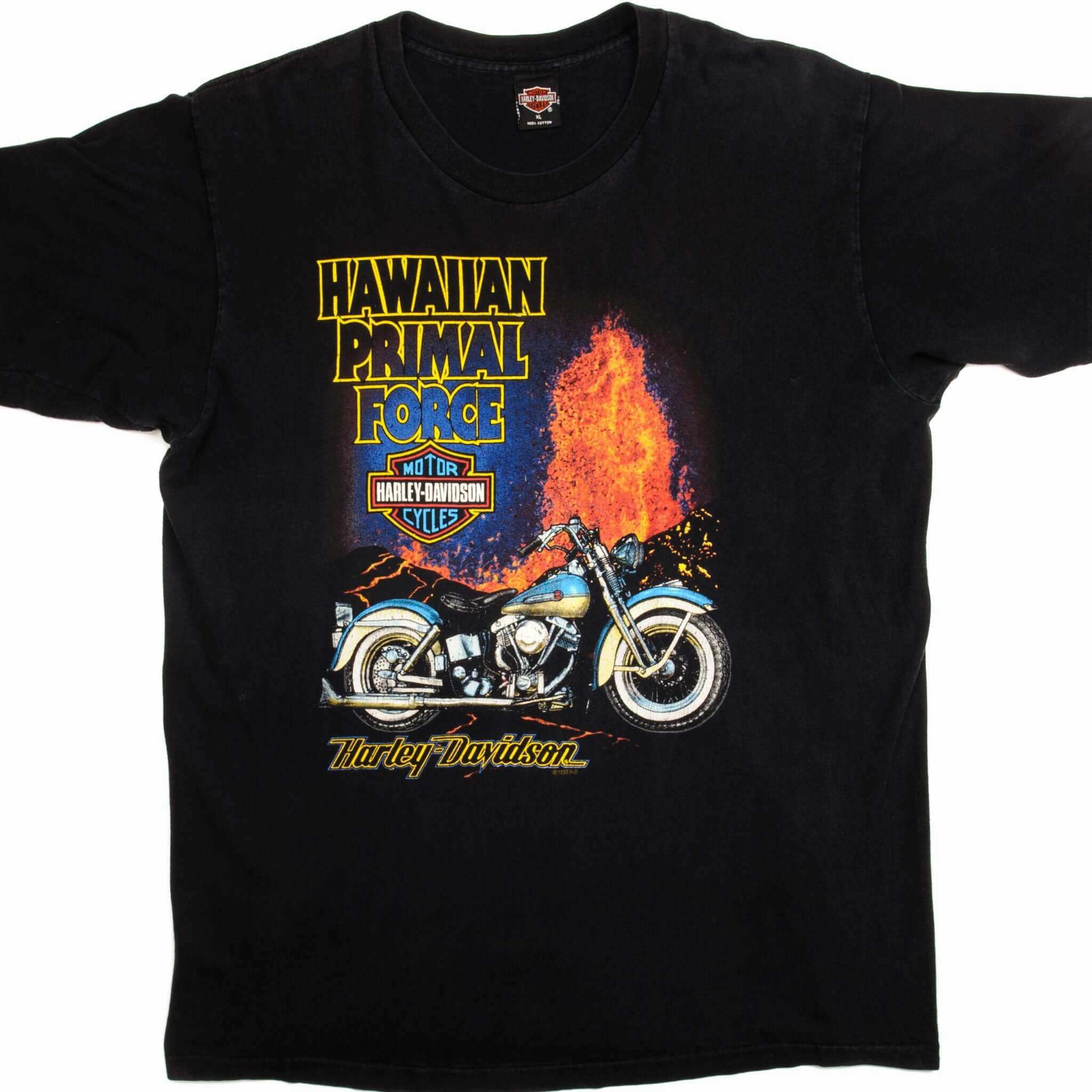 Timeless Must-Have Playful Prints VINTAGE HARLEY DAVIDSON TEE SHIRT 1995 SIZE LARGE MADE IN USA.