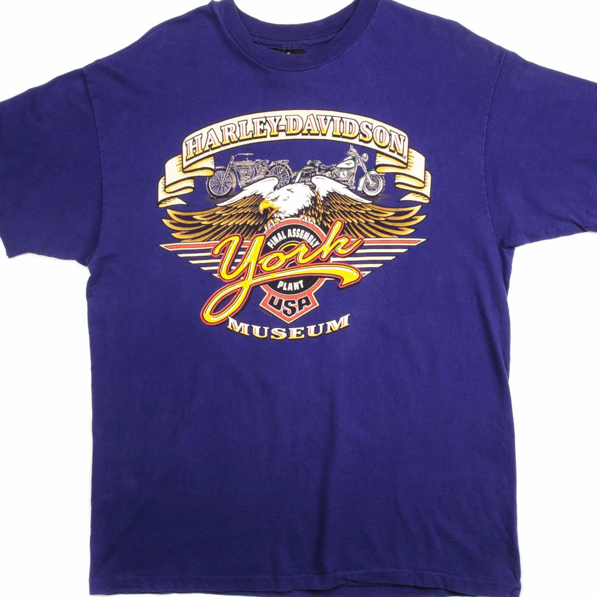 VINTAGE HARLEY DAVIDSON TEE SHIRT 1996 SIZE LARGE MADE IN USA Trendy Vibe Cozy Comfort Look