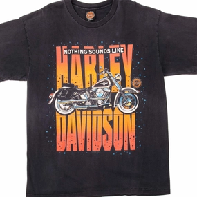 VINTAGE HARLEY DAVIDSON TEE SHIRT 1996 SIZE LARGE MADE IN USA Performance Comfort Wear Resistant Fabric