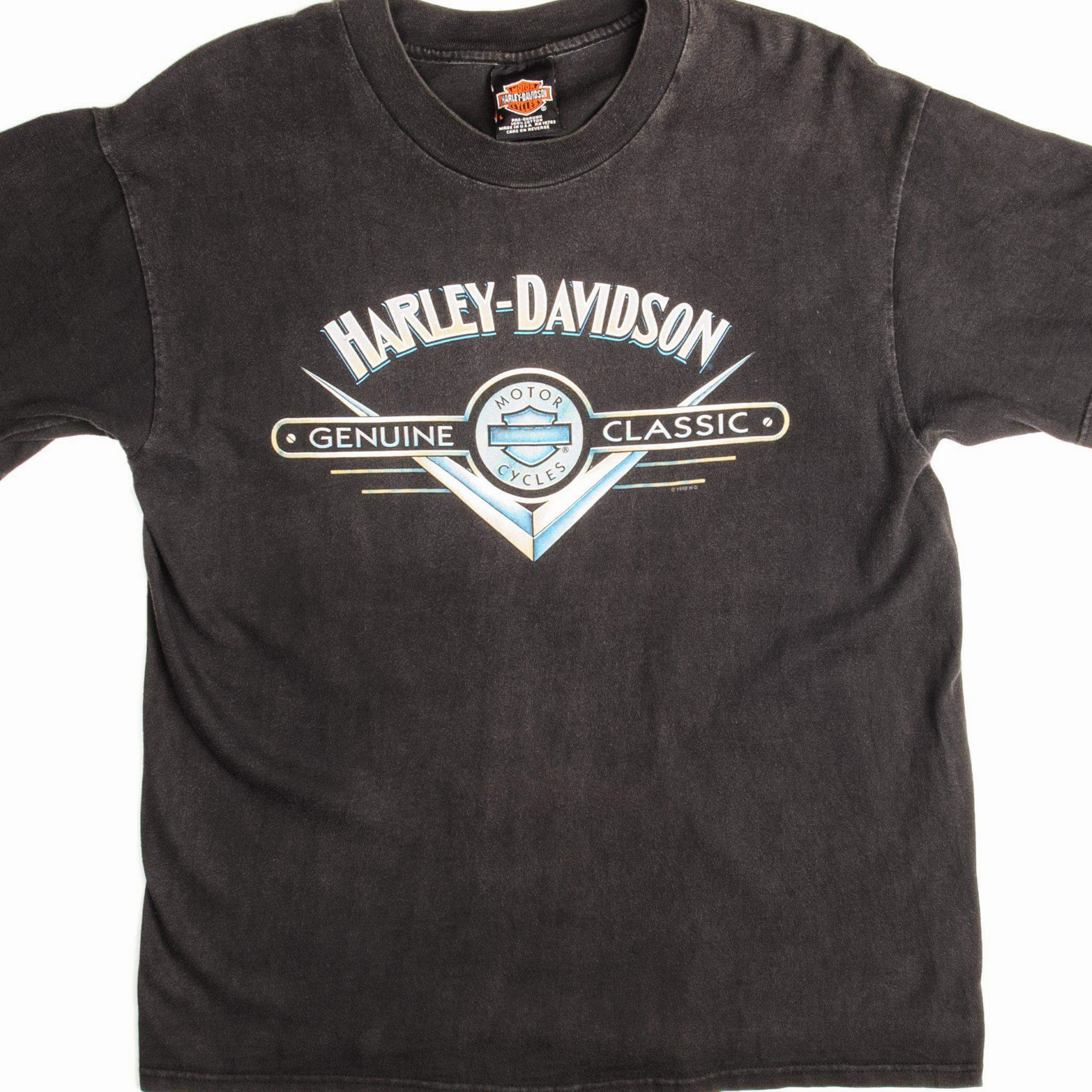 Weekend Fashion VINTAGE HARLEY DAVIDSON TEE SHIRT 1998 SIZE MEDIUM MADE IN USA