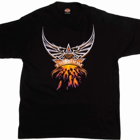 VINTAGE HARLEY DAVIDSON TEE SHIRT 2000 SIZE LARGE MADE IN USA Casual Comfort Fit Non Restrictive Fit