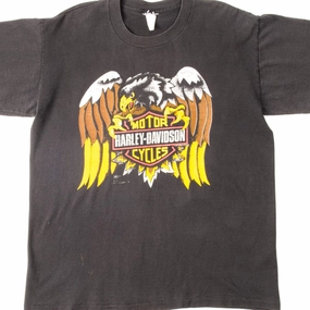 black friday VINTAGE HARLEY DAVIDSON TEE SHIRT SIZE LARGE MADE IN USA
