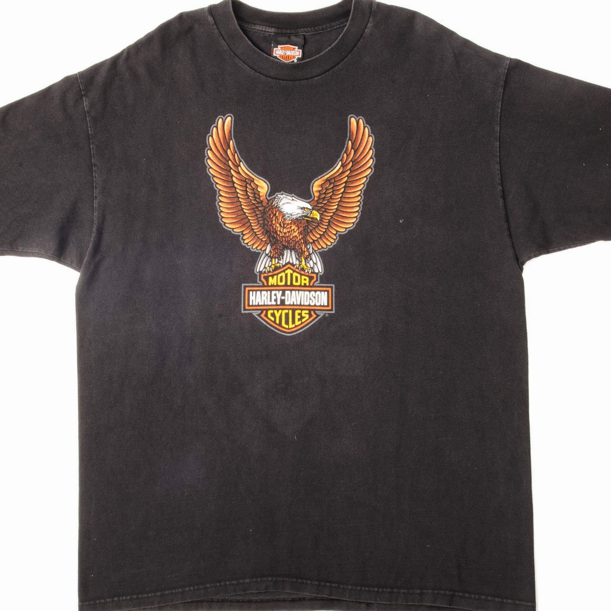 VINTAGE HARLEY DAVIDSON TEE SHIRT SIZE XL MADE IN USA Casual Flex Wear