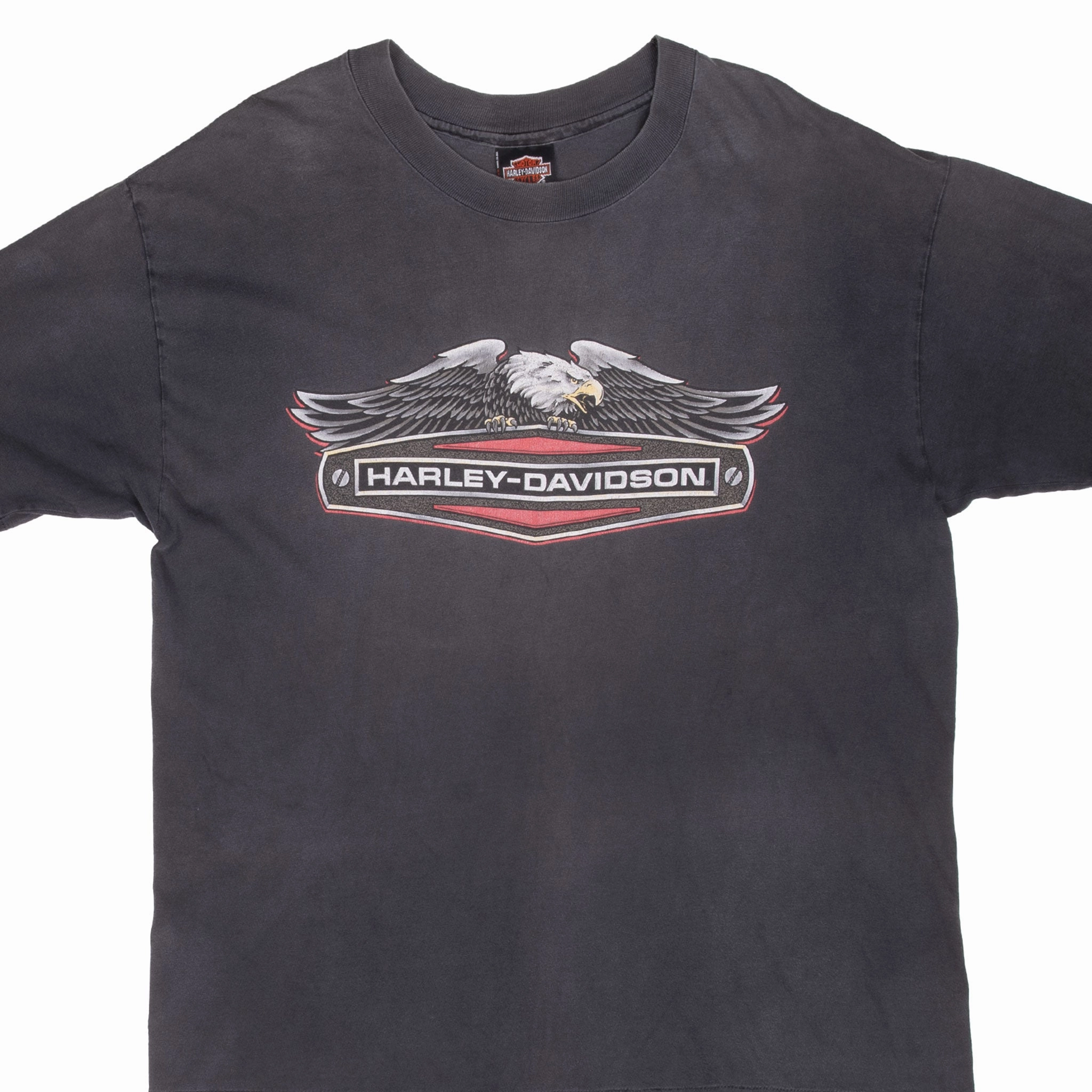 Sporty Chic Soft Touch Texture VINTAGE HARLEY DAVIDSON WICHITA KANSAS 1990S TEE SHIRT XL MADE IN USA