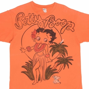 VINTAGE HAWAIIAN BETTY BOOP ALL OVER PRINT AIRBRUSHED TEE SHIRT 2000S SIZE XL Best Seller