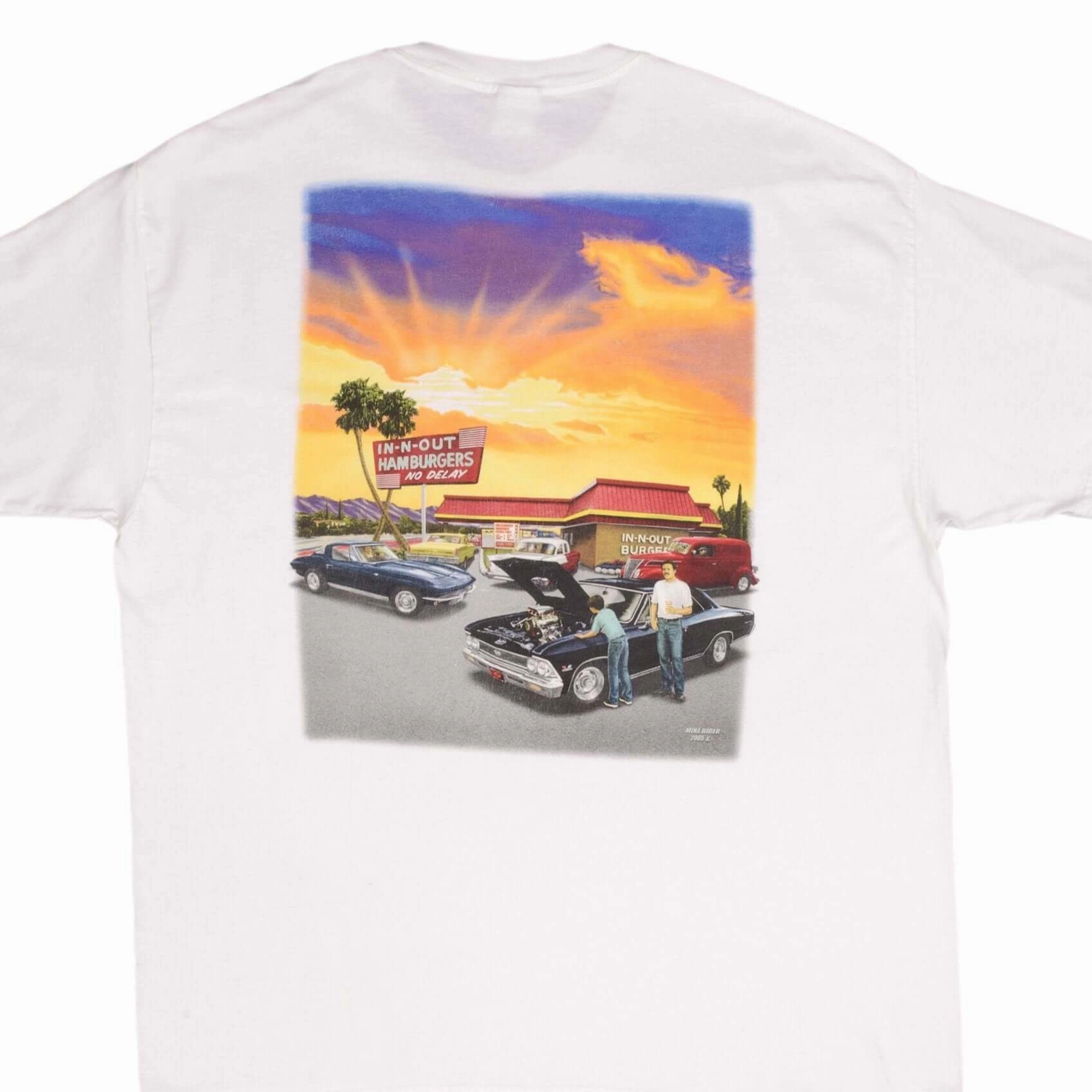 VINTAGE IN N OUT BURGER ARIZONA 2005 TEE SHIRT SIZE XL Comfy Vibes Anti Static Finish