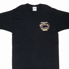 VINTAGE JACK DANIELS RED DOG SALOON TEE SHIRT 1990 LARGE MADE IN USA Simple and Light Affordable accessibility