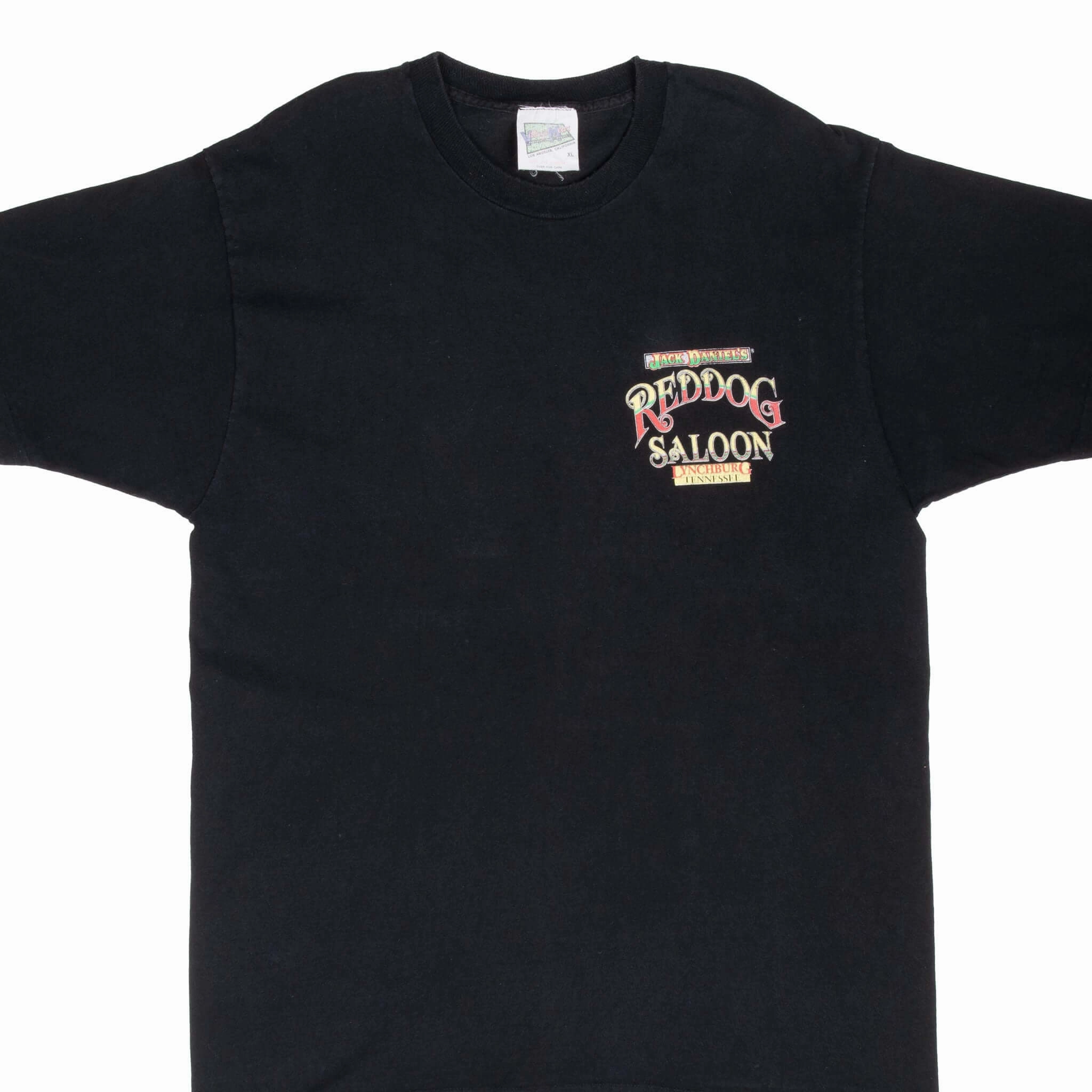 VINTAGE JACK DANIELS RED DOG SALOON TEE SHIRT 1990 LARGE MADE IN USA Simple and Light Affordable accessibility